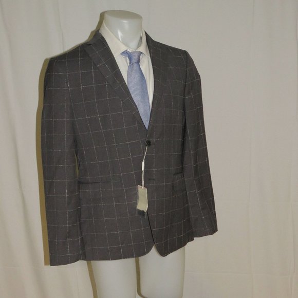 Domenico Vacca Super 130 Two Button Blazer 42R NWT - Picture 8 of 13